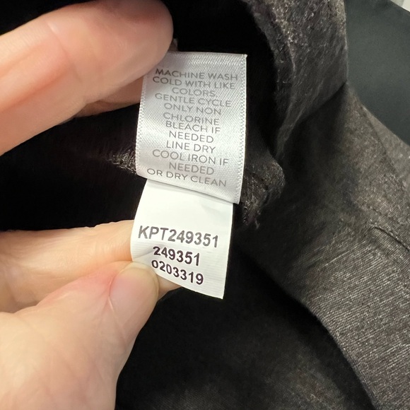 JJill Ponte Slim Leg Pants, pull on, Dark Umber Heather, misses S - Picture 9 of 9